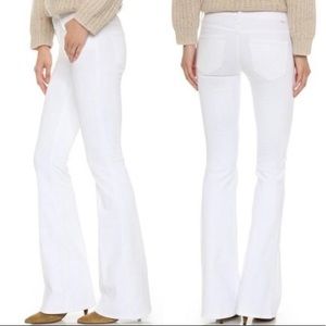 MOTHER DENIM NWT White Cruiser Flare Jeans
